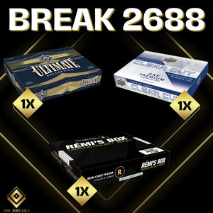 BREAK #2688 (32 SPOTS DISPONIBLES)