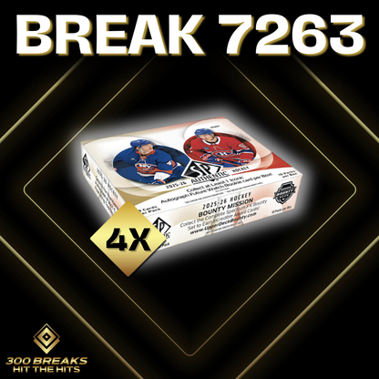 BREAK #7263 (32 SPOTS DISPONIBLES)