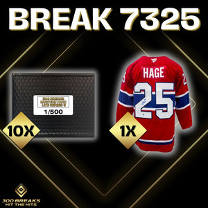 BREAK #7325 (32 SPOTS DISPONIBLES)