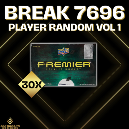 BREAK #7696 PLAYER RANDOM VOL 1 (342 SPOTS DISPONIBLES)