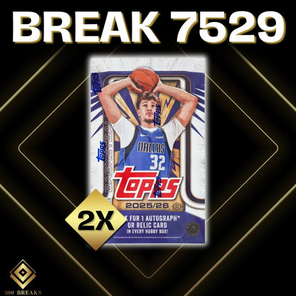 BREAK #7529 (30 SPOTS DISPONIBLES)