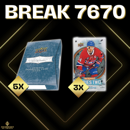 BREAK #7670 (32 SPOTS DISPONIBLES)