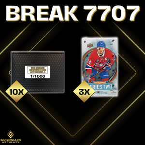 BREAK #7707 (32 SPOTS DISPONIBLES)