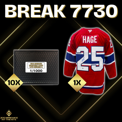 BREAK #7730 (32 SPOTS DISPONIBLES)