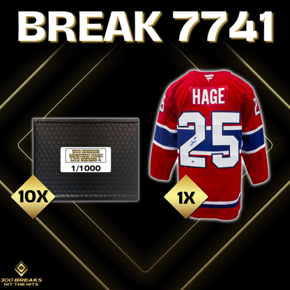 BREAK #7741 (32 SPOTS DISPONIBLES)