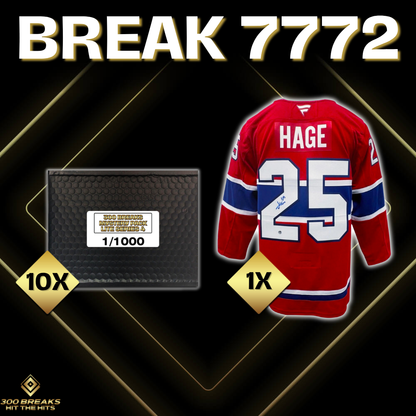 BREAK #7772 (32 SPOTS DISPONIBLES)