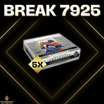 BREAK #7925 (32 SPOTS DISPONIBLES)