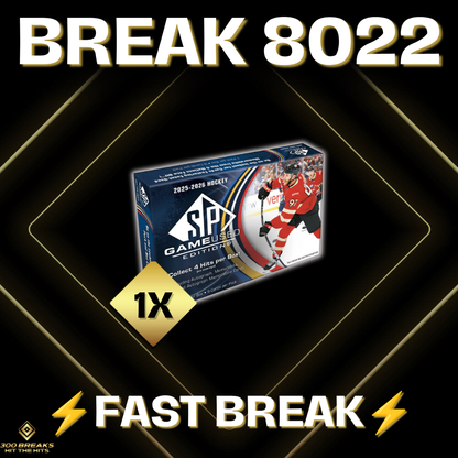 BREAK #8022 (32 TEAMS DISPONIBLES)