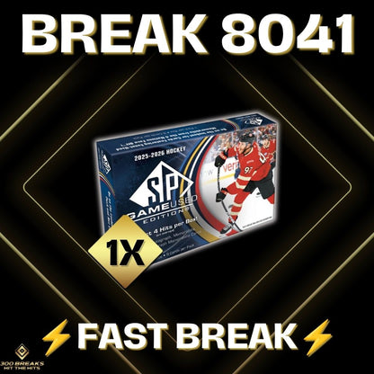 BREAK #8041 (32 TEAMS DISPONIBLES)