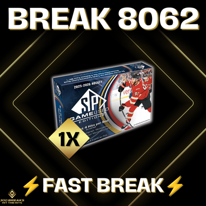 BREAK #8062 (32 TEAMS DISPONIBLES)