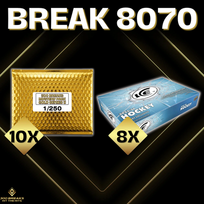 BREAK #8070 (32 SPOTS DISPONIBLES)