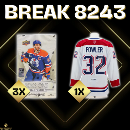 BREAK #8243 (32 SPOTS DISPONIBLES)