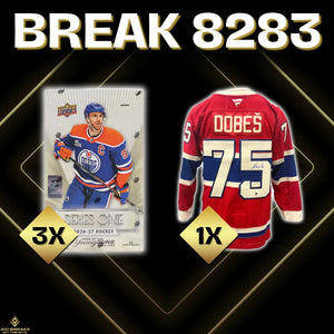 BREAK #8283 (32 SPOTS DISPONIBLES)