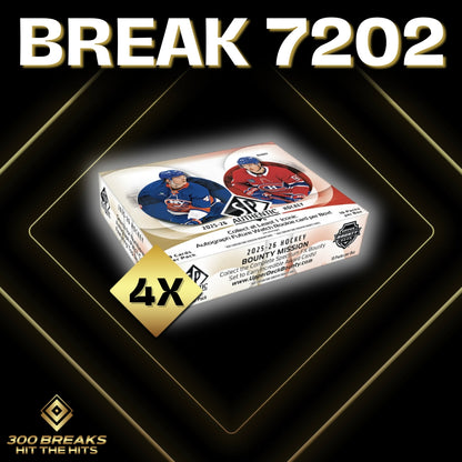 BREAK #7202 (32 SPOTS DISPONIBLES)