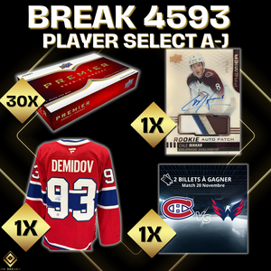 BREAK #4593 PLAYER SELECT A-J (249 JOUEURS DISPONIBLES)