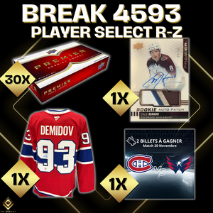 BREAK #4593 PLAYER SELECT R-Z (249 JOUEURS DISPONIBLES)