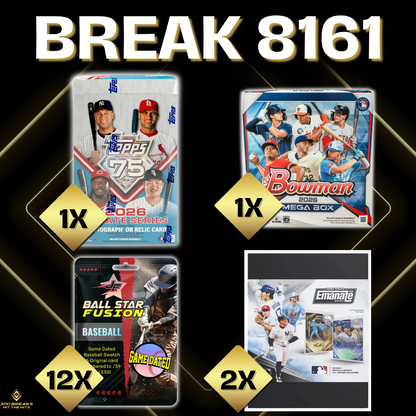 BREAK #8161 (30 SPOTS DISPONIBLES)
