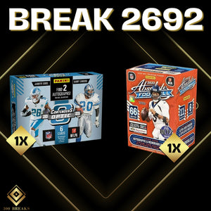 BREAK #2692 (32 SPOTS DISPONIBLES)