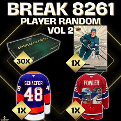 BREAK #8261 PLAYER RANDOM VOL 2 (342 SPOTS DISPONIBLES)